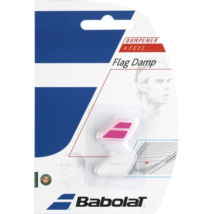 Babolat Flag Dampener - White & Pink - 1