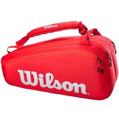 Wilson Super Tour 9 Racquet Bag - Red