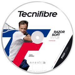 Tecnifibre Razor Soft 17 String Reel (200 m) - Black