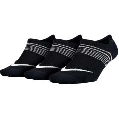 Nike Women's Everyday Plus Lightweight Socks - Black (Set of 3 pairs)