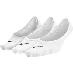 Nike Women's Lightweight No Show Socks - White (Set of 3 pairs)