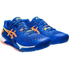 ASICS Gel Resolution 9 Men's Shoe - Tuna Blue & Sun Peach