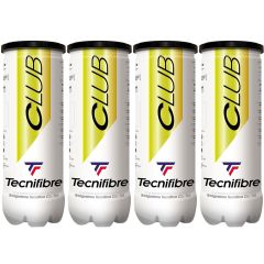 Tecnifibre Club Balls Dozen (4 Cans)