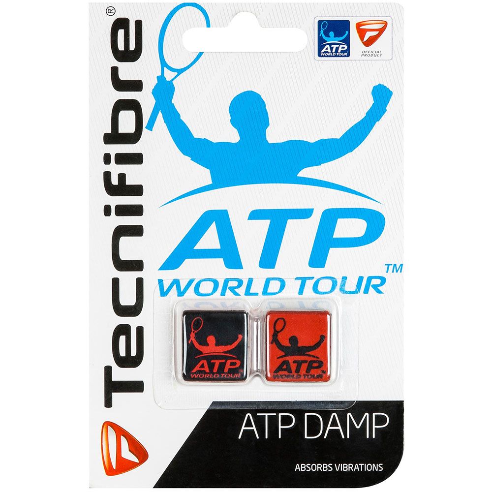 Tecnifibre ATP Damp Vibration Dampeners (Pack of 2) - Red